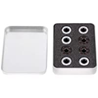 Los mejores  - 16 Piezas Rodamientos 8x22x7mm Rodamiento de Bolas de Cerámica de Alta Velocidad 608 para Patines en Línea para Mejorar…